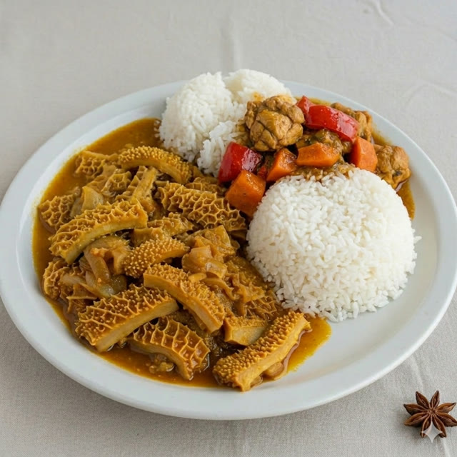 Bandera guata y pollo
